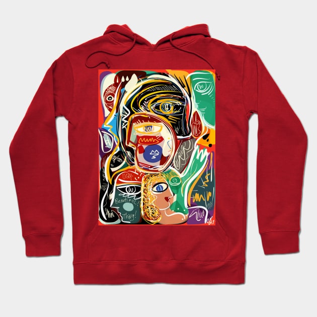 Ugly Beautiful Street Art Graffiti Hoodie by signorino